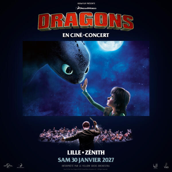 DRAGONS EN CINÉ-CONCERT